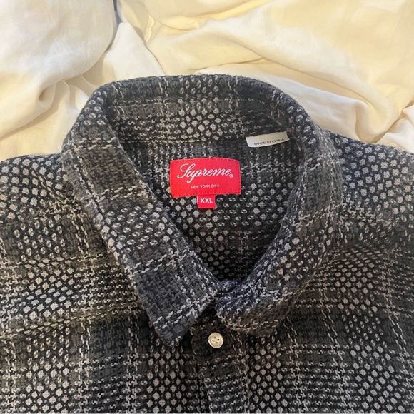 Supreme Basket Weave Plaid Shirt - Picture 2 of 3